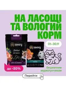 Акційна газета MasterZoo, дійсна з 2024-11-01 по 2024-11-30.