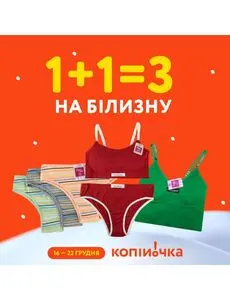 Акційна газета Копійочка, дійсна з 2024-12-19 по 2024-12-22.