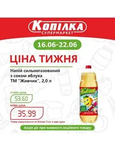 Акційна газета Копилка, дійсна з 2025-06-16 по 2025-06-22.