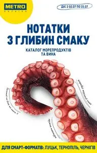 Акційна газета METRO, дійсна з 2025-07-02 по 2025-07-15.