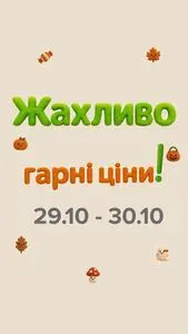 Акційна газета Eva, дійсна з 2025-10-29 по 2025-10-30.