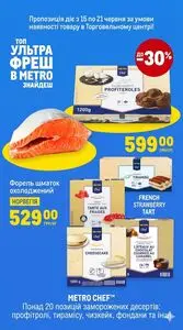 Акційна газета METRO, дійсна з 2026-06-15 по 2026-06-21.