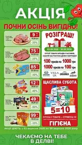 Акційна газета Делві, дійсна з 2026-09-03 по 2026-09-09.